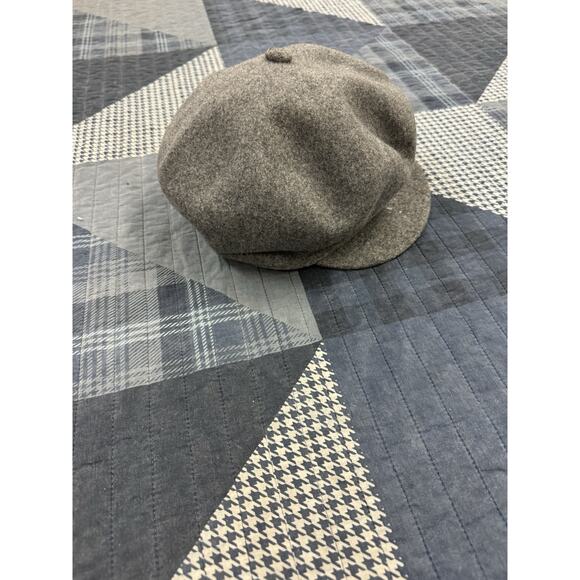 Vintage 90s Kangol 504 Wool Driving Cap Hat‎ Mens Gray Hip Hop Size Large - Picture 7 of 9